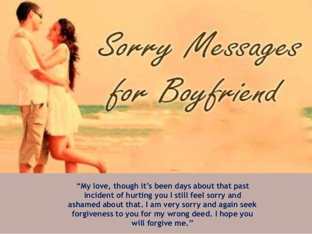 Heartfelt Sorry Text Messages