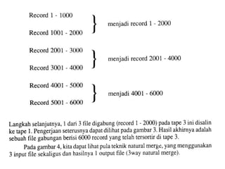 Sort dan merge file | PPTX