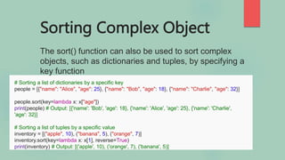 Sort() Function in Python.pptx