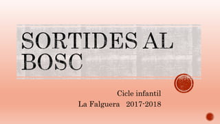 Cicle infantil
La Falguera 2017-2018
 