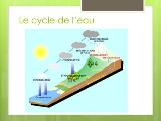 Le cycle de l’eau
 