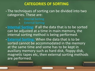 Sorting | PPTX