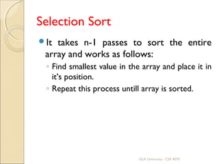 Sorting.ppt read only | PPT