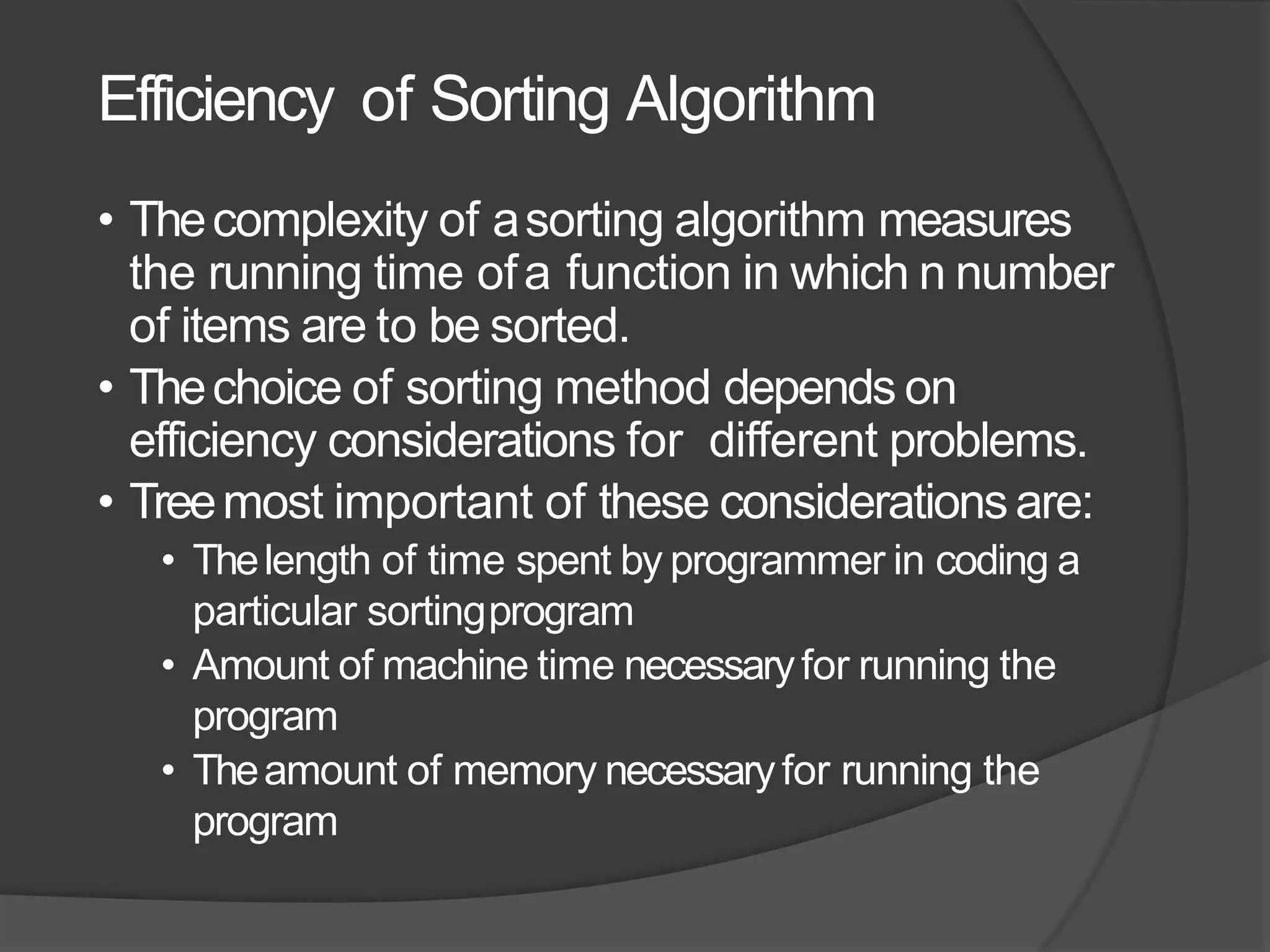 Sorting And Type of Sorting | PPT