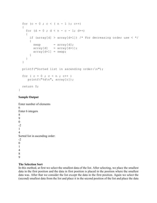 Sorting | PDF