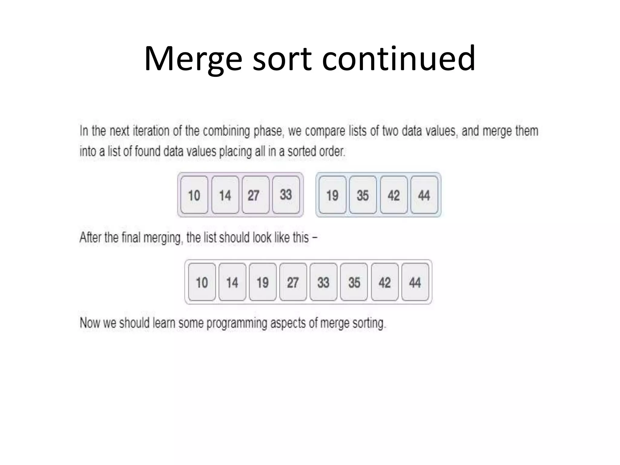 Sorting.pptx | Programming Languages | Computing