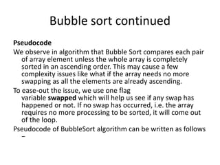 Sorting.pptx | Programming Languages | Computing