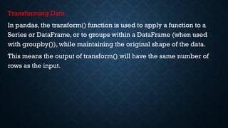 Combining data and Customizing the Header NamesSorting.pptx