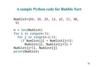 Technique for SORTING( Bubble, Selection and Insertion).pptx