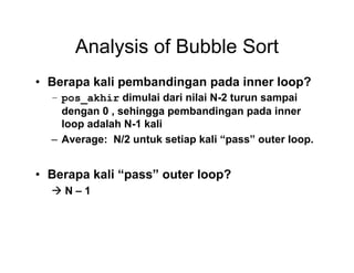 Sorting bubble-sort | PDF