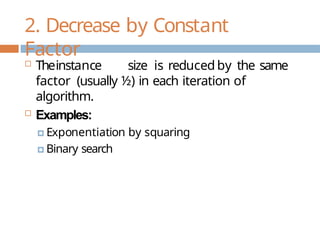 Iterative Squring Algorithm analysis of algorithm / sorting algorithm | PPTX