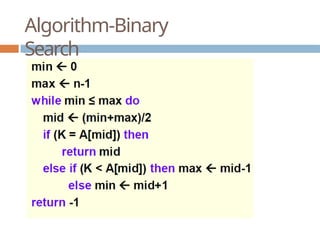 analysis of algorithm / sorting algorithm | PPTX
