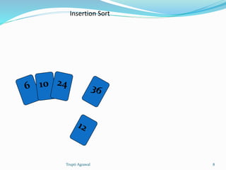 8 
Insertion Sort 
Trupti Agrawal 
 
