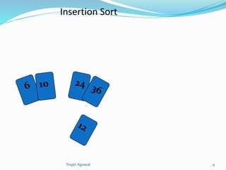 Insertion Sort 
Trupti Agrawal 9 
 