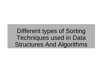 Sorting algorithms | PPT