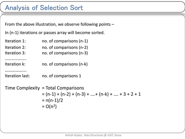 Sorting algorithms | PPT