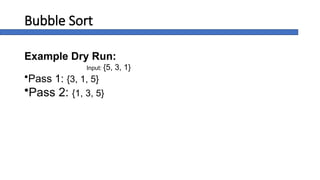 Bubble Sort & Selection Sort – Step-by-Step Guide | PPTX