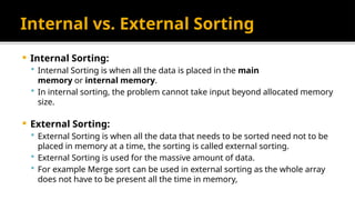 Sorting Algorithms java.pptx DSA notes Easy | PPTX
