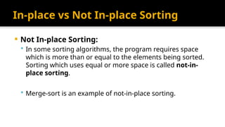 Sorting Algorithms java.pptx DSA notes Easy | PPTX