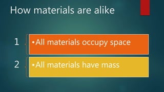 Sorting materials into groups | PPTX