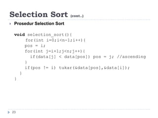 Sorting ppt | PPTX