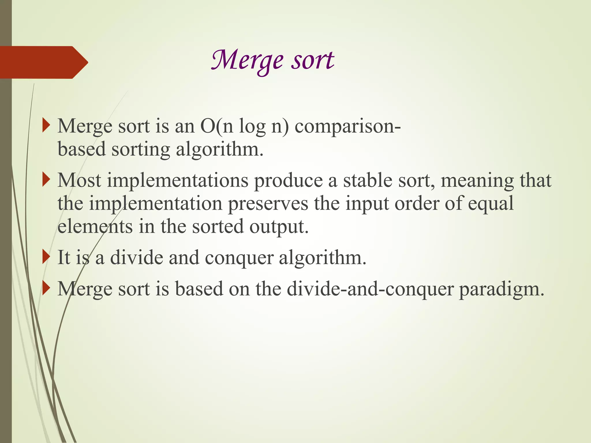 Sorting ppt | PPT | Free Download