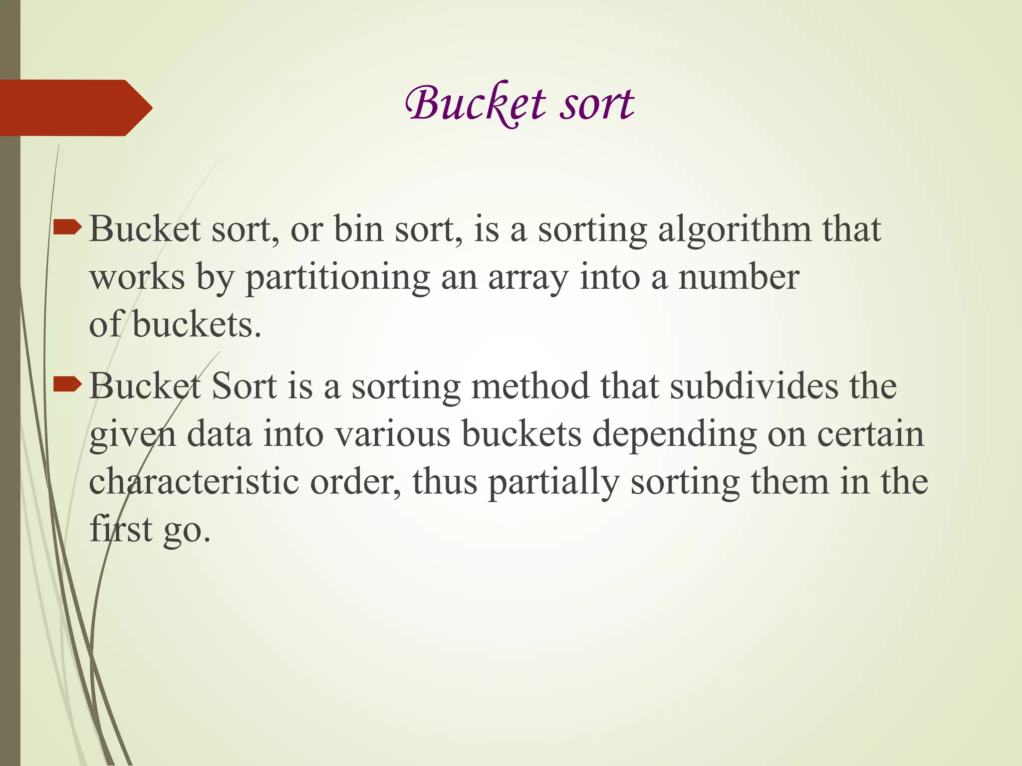 Sorting ppt | PPT | Free Download