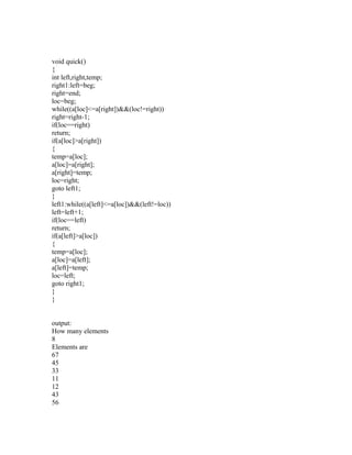 Sorting programs | DOC