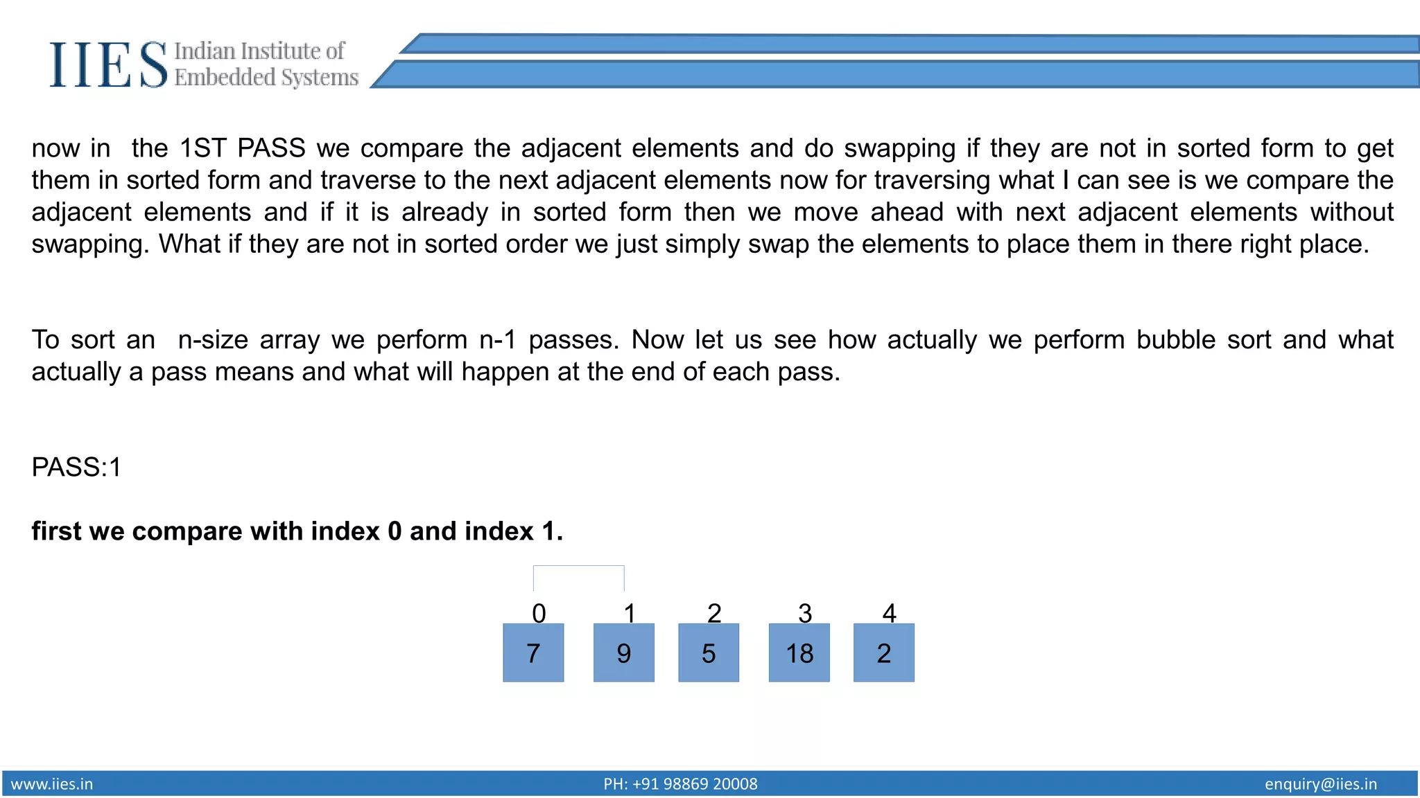 Sorting Techniques in C programming | PPT
