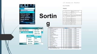 Sortin
g
 