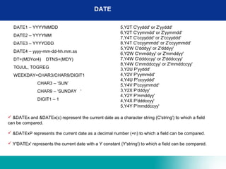 Ccyymmdd Sort presentation | PPT