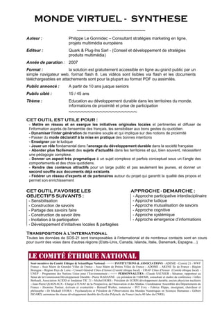 Sos 21 Synthese Avr 09