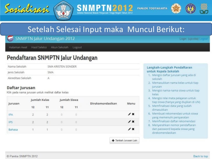 Sosialisasi SNMPTN Yogyakarta