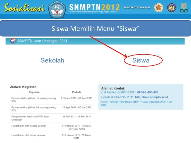 snmptn pendaftaran formulir online SNMPTN Yogyakarta Sosialisasi snmptn pendaftaran formulir online SNMPTN Yogyakarta Sosialisasi