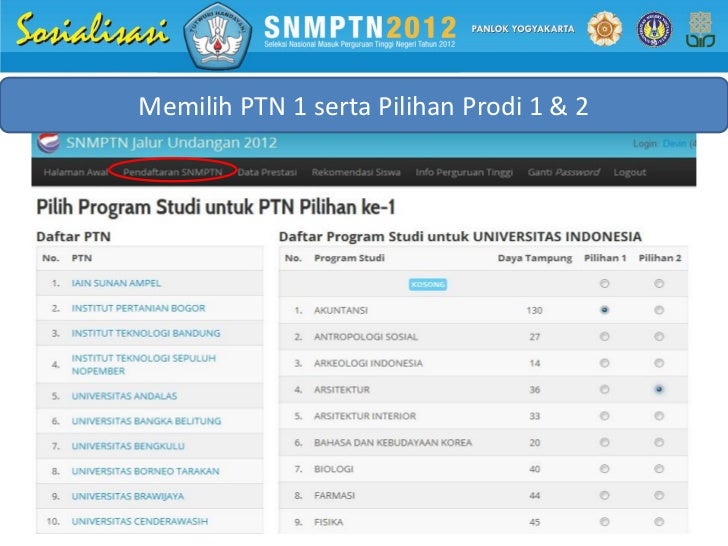 Sosialisasi SNMPTN Yogyakarta