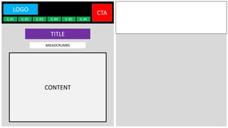 IL #1 IL #2
CTA
IL #3 IL #4
LOGO
IL #5 IL #6
TITLE
BREADCRUMBS
CONTENT
 