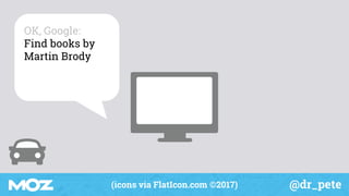 @dr_pete(icons via FlatIcon.com ©2017)
OK, Google:
Find books by
Martin Brody
 