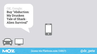 @dr_pete(icons via FlatIcon.com ©2017)
OK, Google:
Buy “Abduction:
My Drunken
Tale of Shark-
Alien Survival”
 
