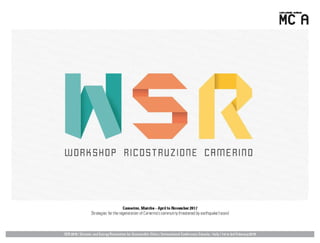 Workshop Recostruction Camerino