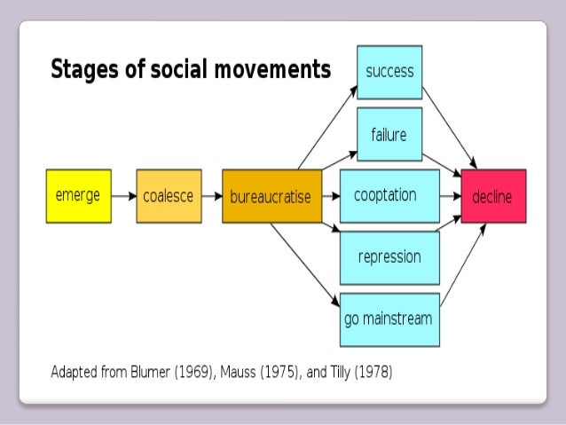 The different stages of social movments