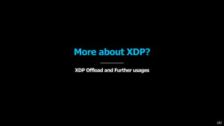 More about XDP?
XDP Offload and Further usages
182
 