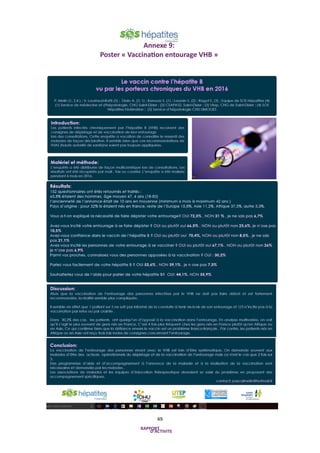 49
Annexe 9:
Poster « Vaccination entourage VHB »
 