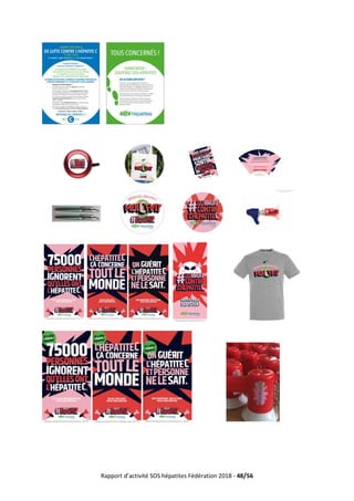 Rapport d’activité SOS hépatites Fédération 2018 - 48/56
 