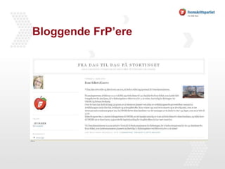 Bloggende FrP’ere