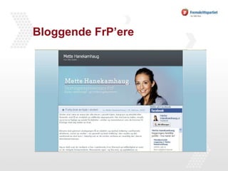 Bloggende FrP’ere