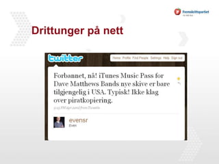 Drittunger på nett