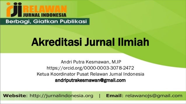 Akreditasi Jurnal Jlmiah