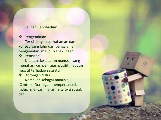 Sosialisasi dan Kepribadian