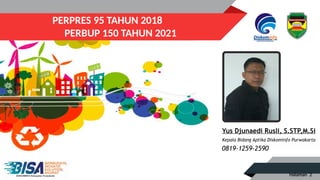 Halaman 2
PERPRES 95 TAHUN 2018
PERBUP 150 TAHUN 2021
Kepala Bidang Aptika Diskominfo Purwakarta
Yus Djunaedi Rusli, S.STP,M.Si
0819-1259-2590
 