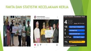 FAKTA DAN STATISTIK KECELAKAAN KERJA
 